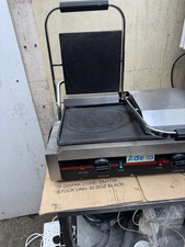 Commercial Panini Grill Press Double Dualit Ribbed Top Sandwich Toaster Maker UK