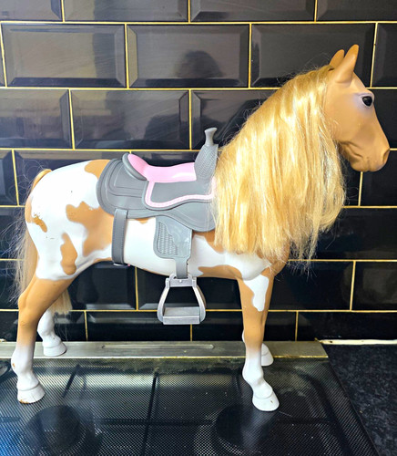 Plastic toy horse figure - toy,