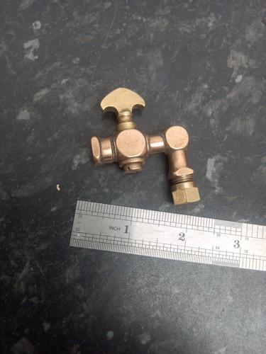 Antique vintage brass valve - vintage,