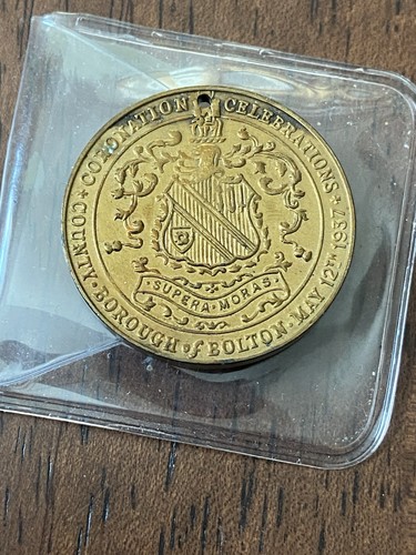 1937 coronation medal borough - coronation,