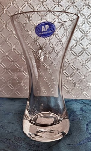 Clear glass trumpet vase 15cm - ,