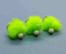 3 x Chartreuse Green Electric