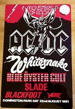 1981MONSTERS OF ROCK CASTLE