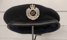 Royal Engineers Blue Beret & Badge NCO Metal, Army Military Silk Lined, RE