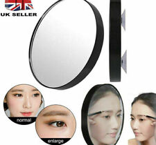 15x Magnifying Make Up Eyebrow Mirror With Suction Cups Travel Bathroom Shaving