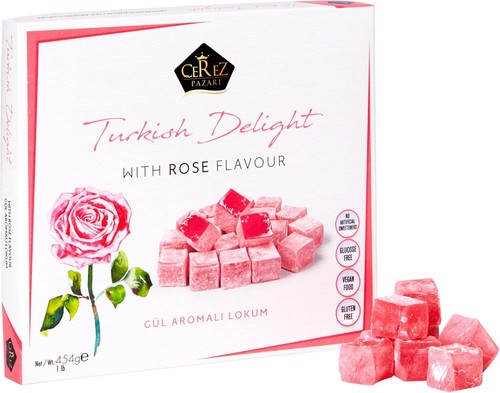 Turkish delight with rose - delight,