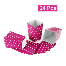  24 Pcs Plastic Popcorn Bucket