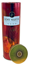 Remy Martin VSOP Cognac Collectors Tin – 12" Tall – Vintage Barware Display VGC
