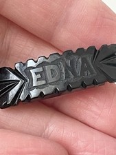 Vintage EDNA Name Brooch