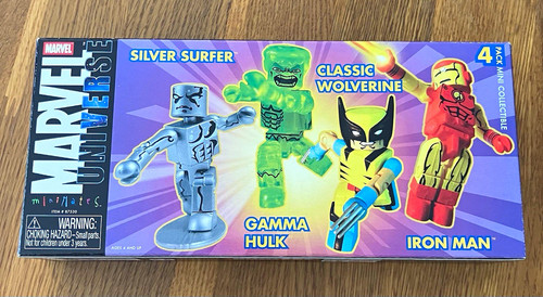 Marvel minimates pack silver - 4-pack,