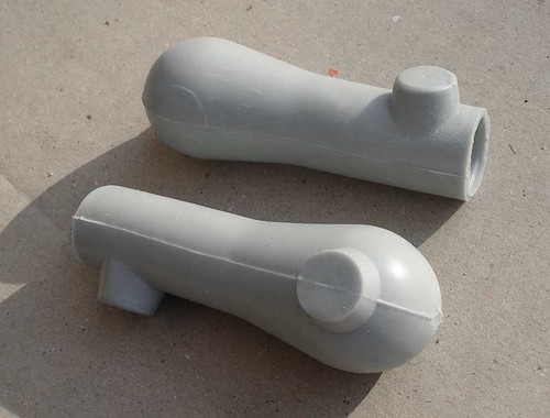 Vespa grey rubber - grey, stand