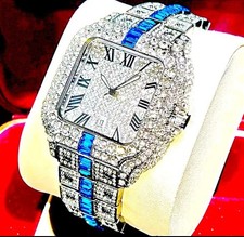 Men’s Full Diamond Iced Out Hip Hop Watch ⌚ UNIGUET Luxury Bling Timepiece