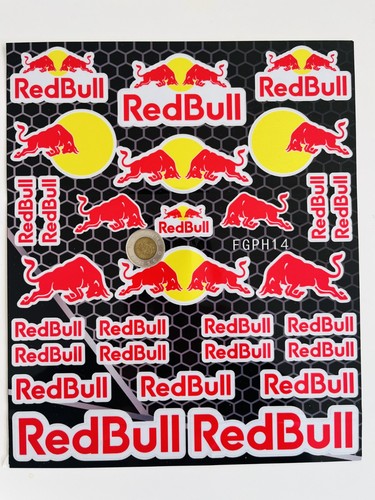 Redbull racing logo sticker - racing,
