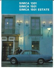 Simca 1301 & 1501 1967-1968 UK