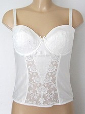 Charnos Belle Ivory Basque with Detachable Suspenders Style BL009 Size 34D