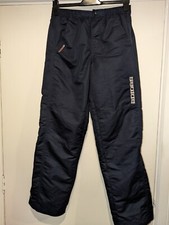Adidas navy walking trousers Size small showerproof lined with pockets