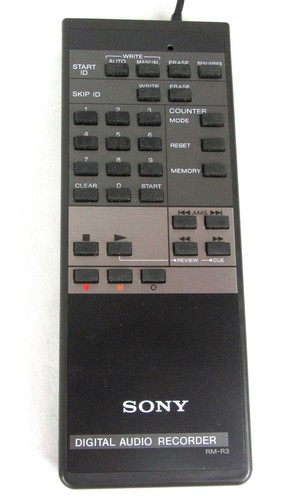 Sony dat remote control - dat, rm-r3