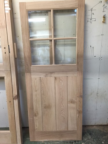 Solid oak stable door and - solid,