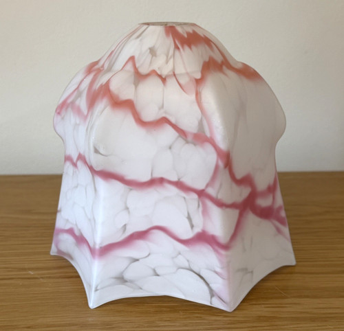 Vintage hexagonal glass light - ,