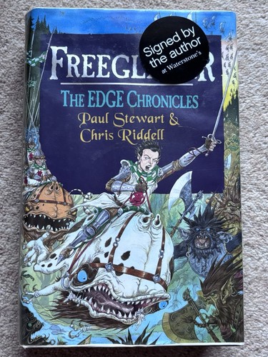 Chris riddell signed the edge - chris,