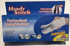 Portable Smart Electric Tailor Stitch Handheld Sewing Machine Travel Clothes UK