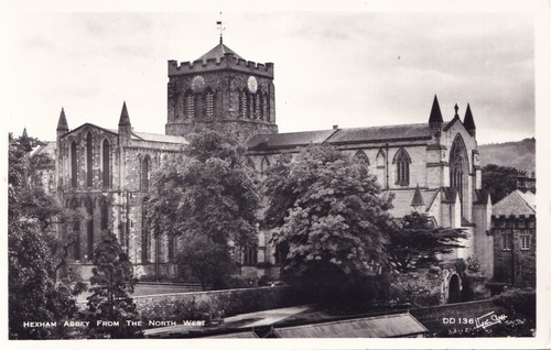 Postcard hexham abbey - postcard, from