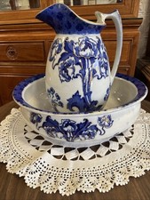 Antique Regal Blue & White