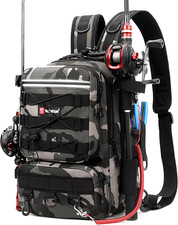 Fishing Backpack with Rod