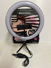 Equatech selfie social media ring light 10” led desktop light/phone holder *sub