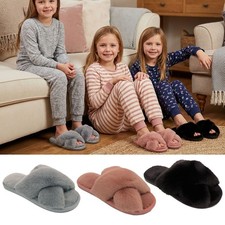 Girls Fur Fluffy Cross Over