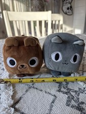 Roblox Pet Simulator X Series 1 Mystery Treasure Plush ZIppy Bear  Cat NO Code