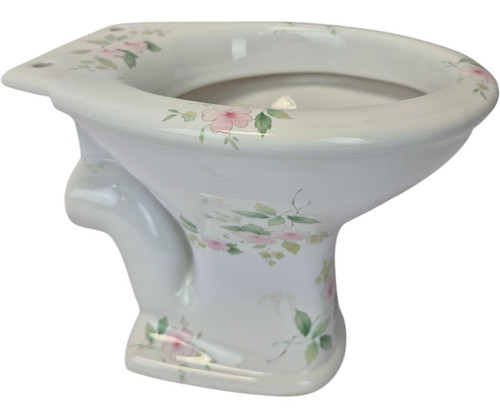 Vintage ceramic toilet - vintage, 7"