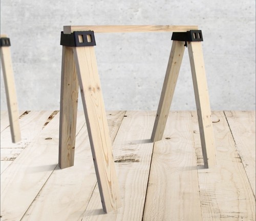 Powertec plastic sawhorse - plastic,
