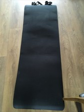Yoga/exercise Roll Up Black Mat 24 X70 Inches Used Twice