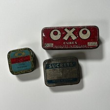 Vintage Tins, Lot Of 3- OXO