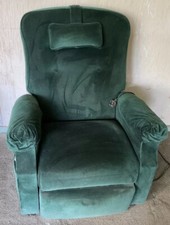 Niagara Green Electric Massage Lift Riser Recliner Armchair **See Description**