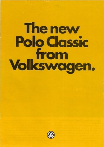 Volkswagen polo classic - polo,