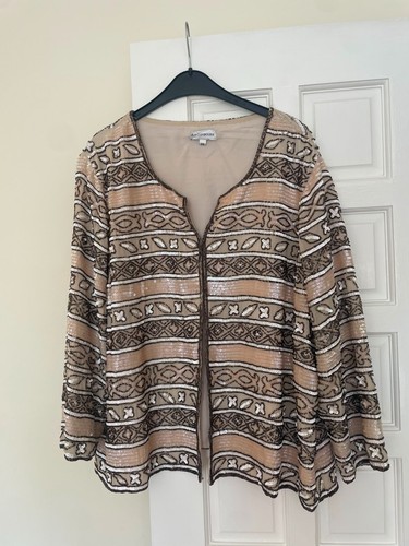 Ladies evening jacket - , cream