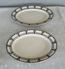 Vintage Keeling & Co Losol Ware Serving Plates x 2