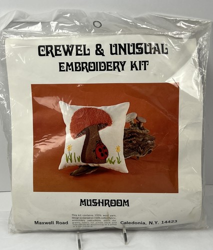 Vtg crewel and - crewel, unusual