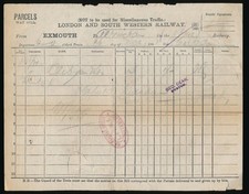 Original Railway Paperwork