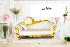 Throne Sofa, Wedding Sofa, Bride And Groom Seat. Hire Only!!