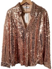 LUCCE Paris Sequin Jacket Rose