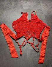 2 Sexy Red And Black  Lingerie