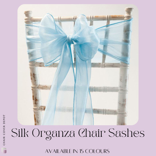 Chair cover bow sash - chair,