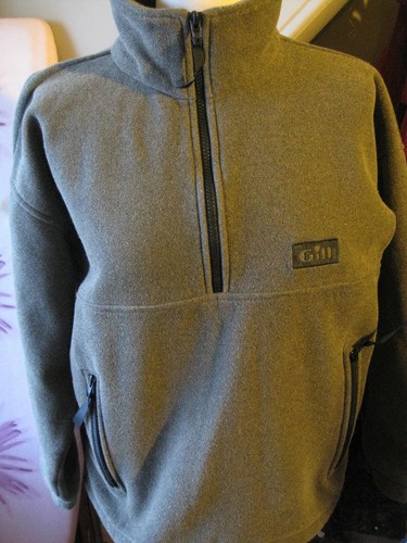 Gill mens khaki zip fleece - khaki, 1/4