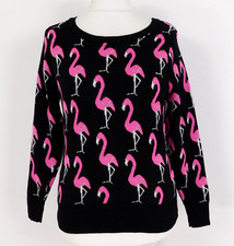 Pout Black Flamingo Jumper