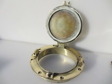 Vintage Brass Porthole Window