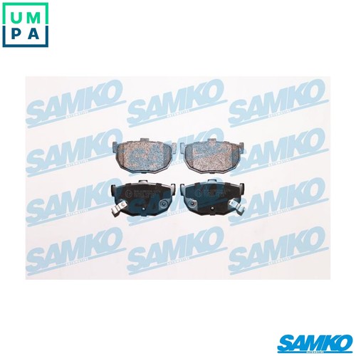 Brake pad set disc - set,