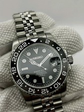 Seiko GMT Bruce Wayne Mod NH35 Automatic Watch